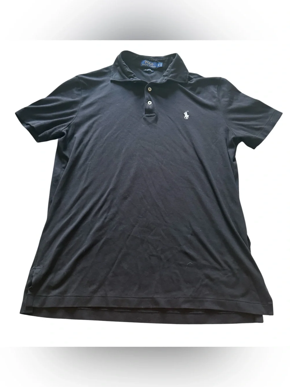 Polo Ralph Lauren Pima Soft Touch Black Shirt Men’s Medium 100% Cotton Classic